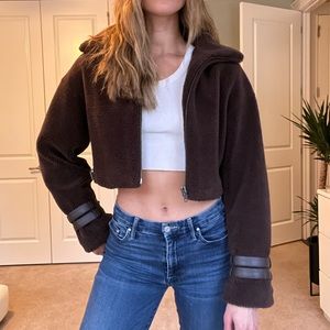 Majorelle / Size S / Teddy Cropped Jacket